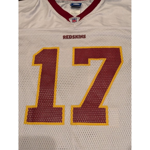 Washington Redskins Football Jersey Mens XL White NFL Reebok J Campbell 17 - Picture 4 of 11